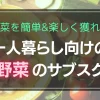 一人暮らしで野菜不足が続くと、体臭がきつくなったり重い病気にかかりやすくなったりする恐れがあります。そんなリスクを解消してくれるのが、手軽に利用できる野菜のサブスクです。この記事では、一人暮らしでも楽しく野菜が摂れるおすすめのサブスクを紹介します。